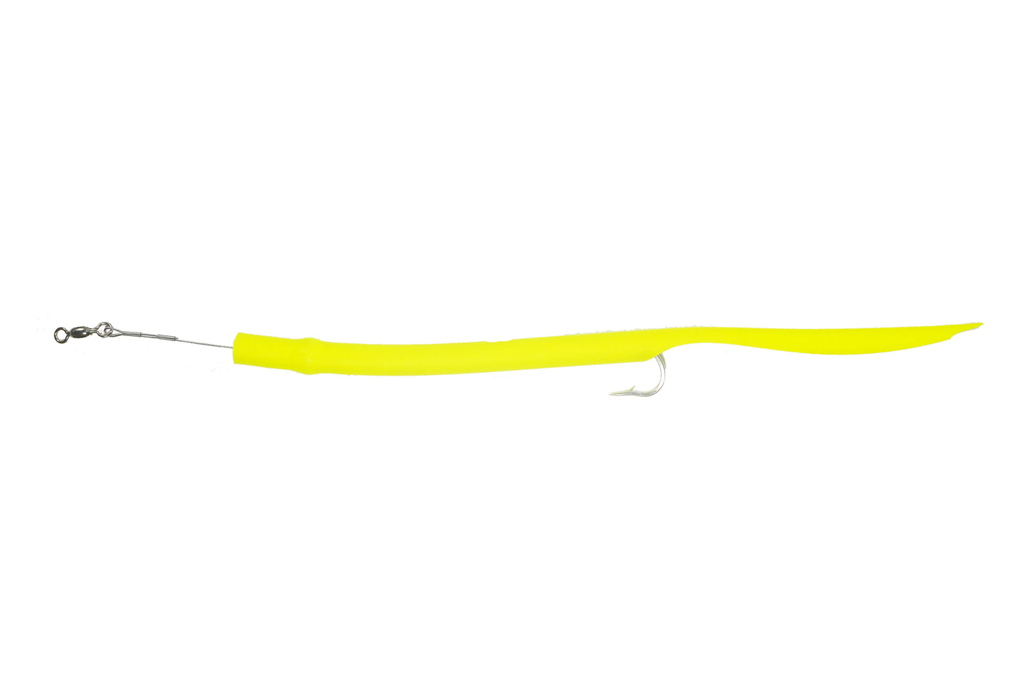 STUBBY CHARTREUSE CLASSIC CUDA TUBES J-HOOK - 2 or 5 Pack - FREE SHIPPING