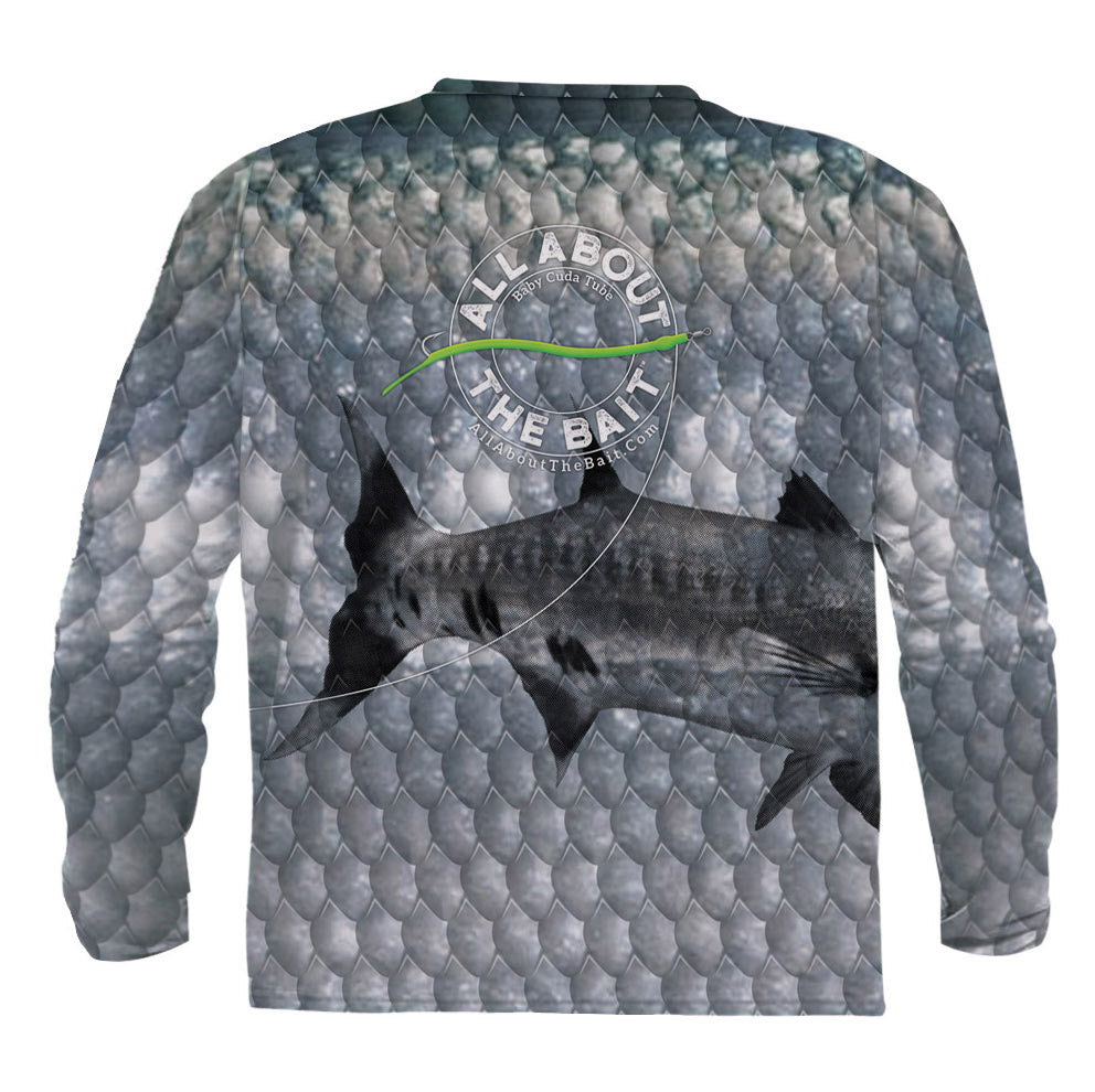 (+ FREE CUDA TUBE FACE MASK) - CUDA TUBE - COOLMAX - 100% Micro Fiber Polyester Performance Long Sleeve Shirt (FREE SHIPPING)