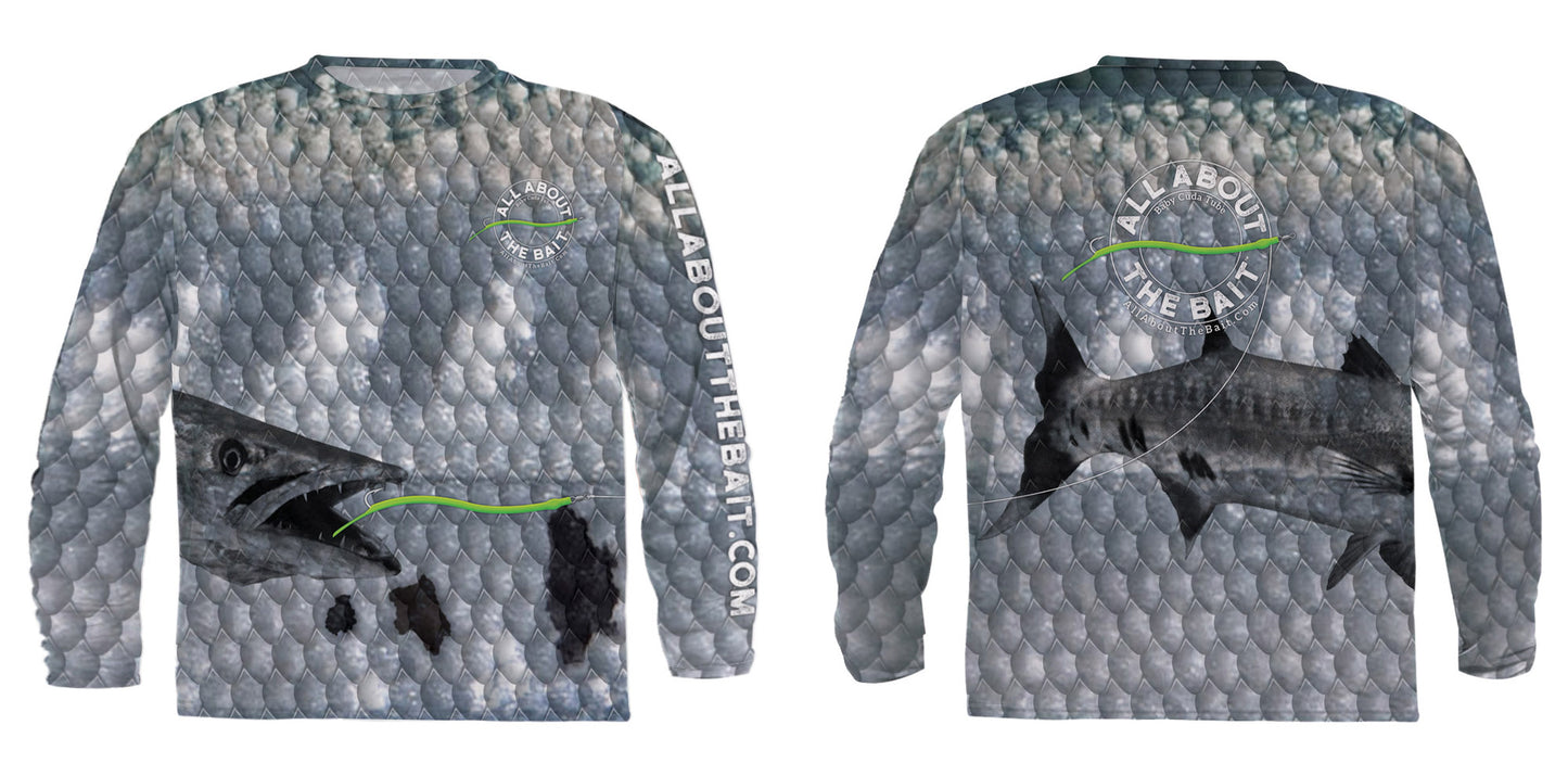 (+ FREE CUDA TUBE FACE MASK) - CUDA TUBE - COOLMAX - 100% Micro Fiber Polyester Performance Long Sleeve Shirt (FREE SHIPPING)