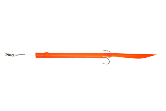 STUBBY ORANGE CLASSIC CUDA TUBES TREBLE HOOK - 2 or 5 Pack - FREE SHIPPING